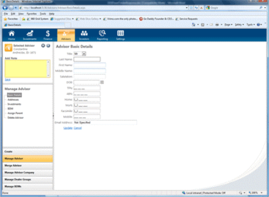 Forestry Investment Management System - Forestry Enterprises Australia