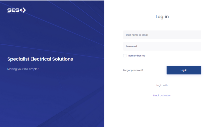 SES Portal - Specialist Electrical Solutions