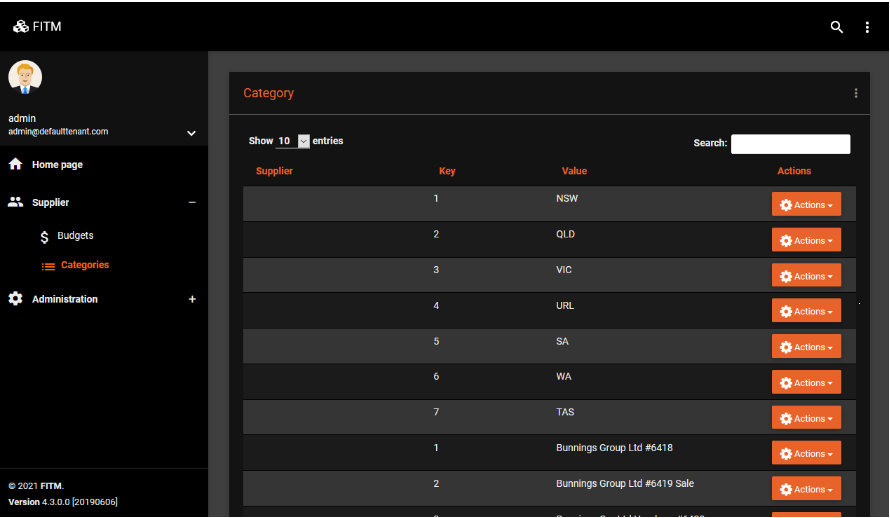 Fit Merchandising Portal