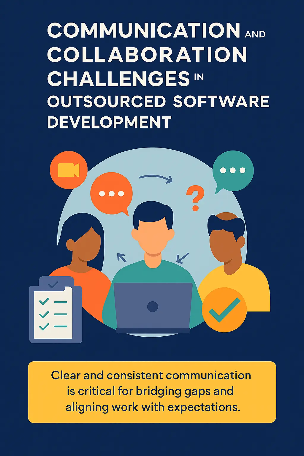 Communication and collaboration challenges in outsourced software development