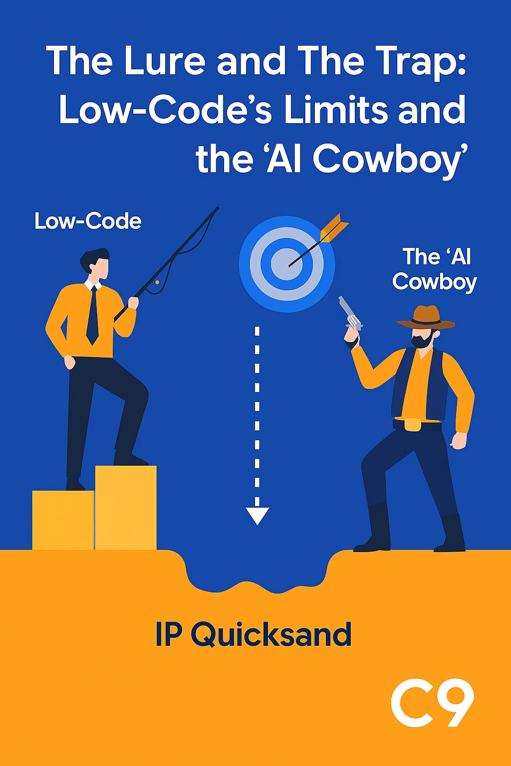 The Lure and The Trap - Low-Codes Limits and the AI Cowboy