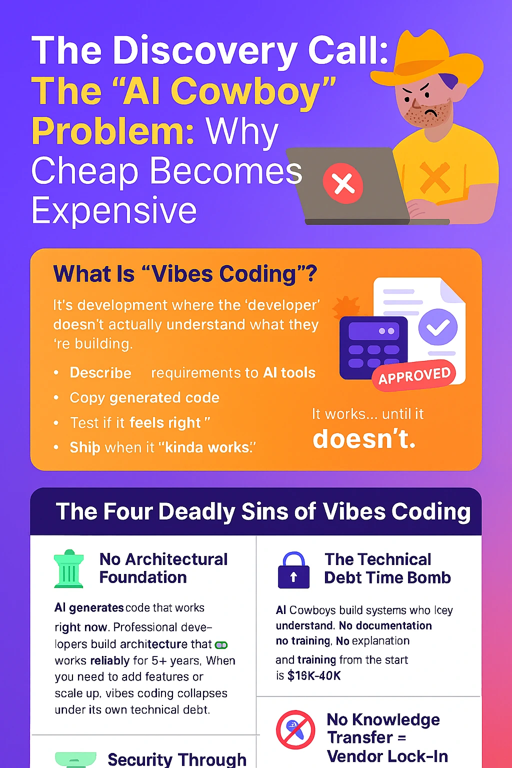 The AI Cowboy Problem - Why Cheap Becomes Expensive