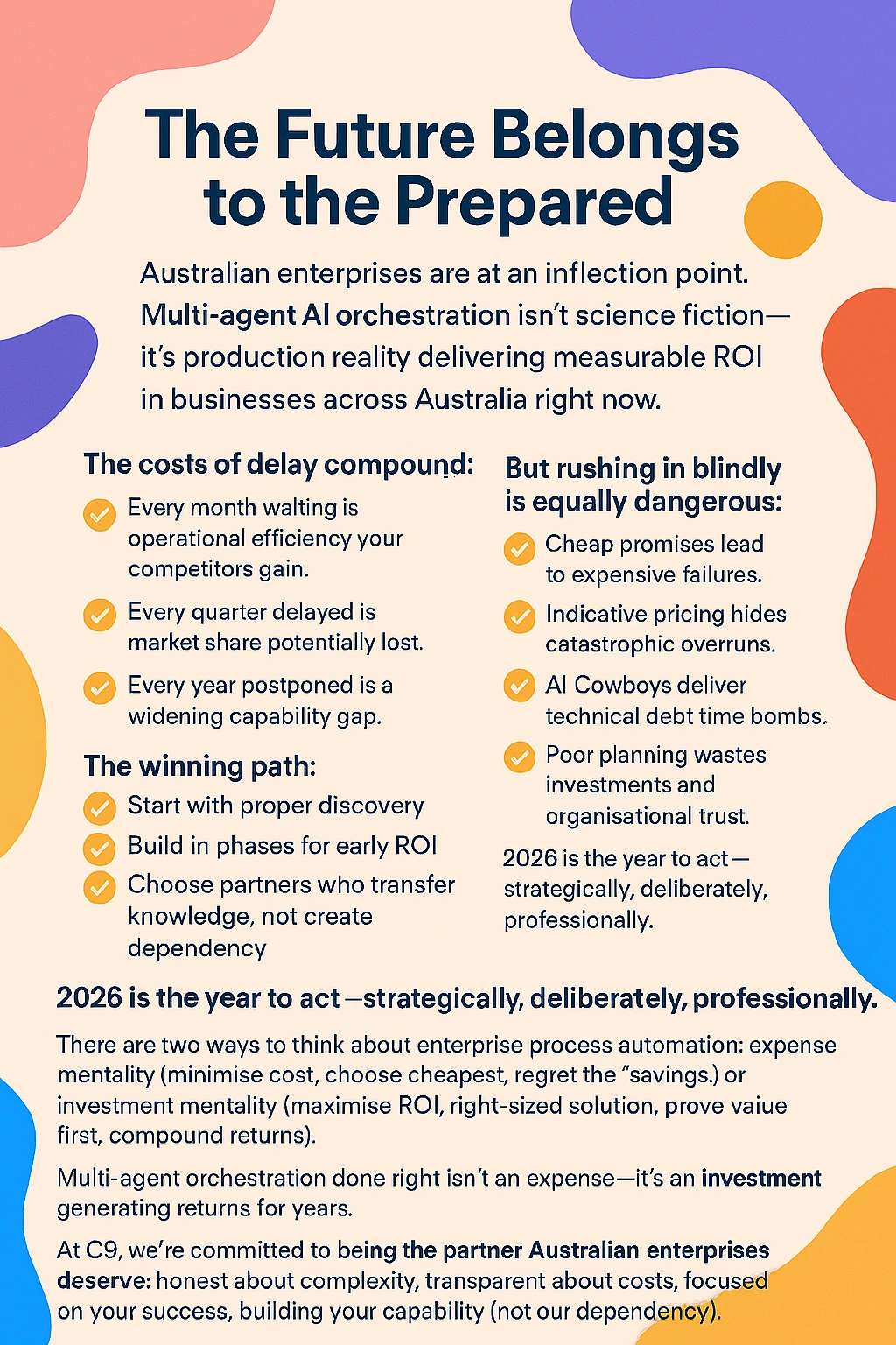 Conclusion - The Future Belongs to the Prepared