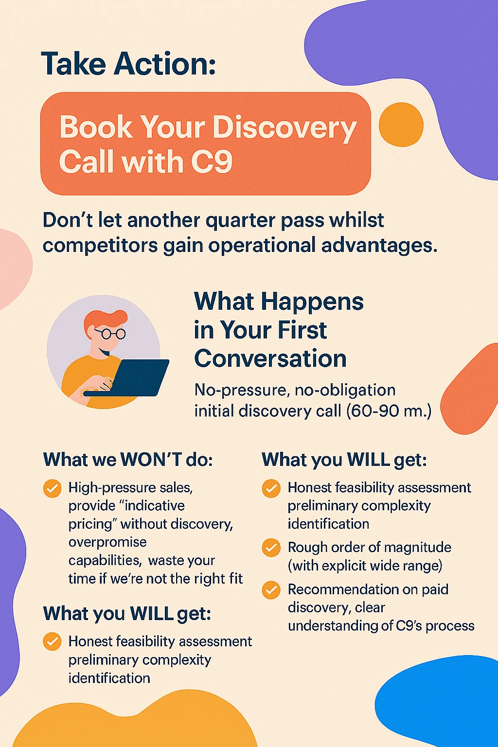 Take Action - Book Your Discovery Call with C9