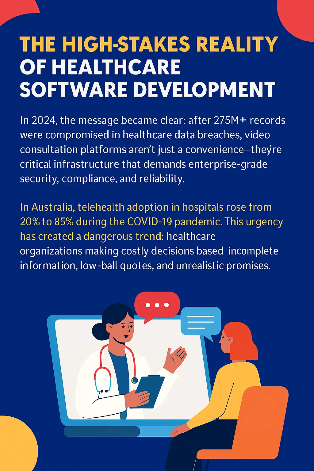 The High-Stakes Reality of Healthcare Software Development