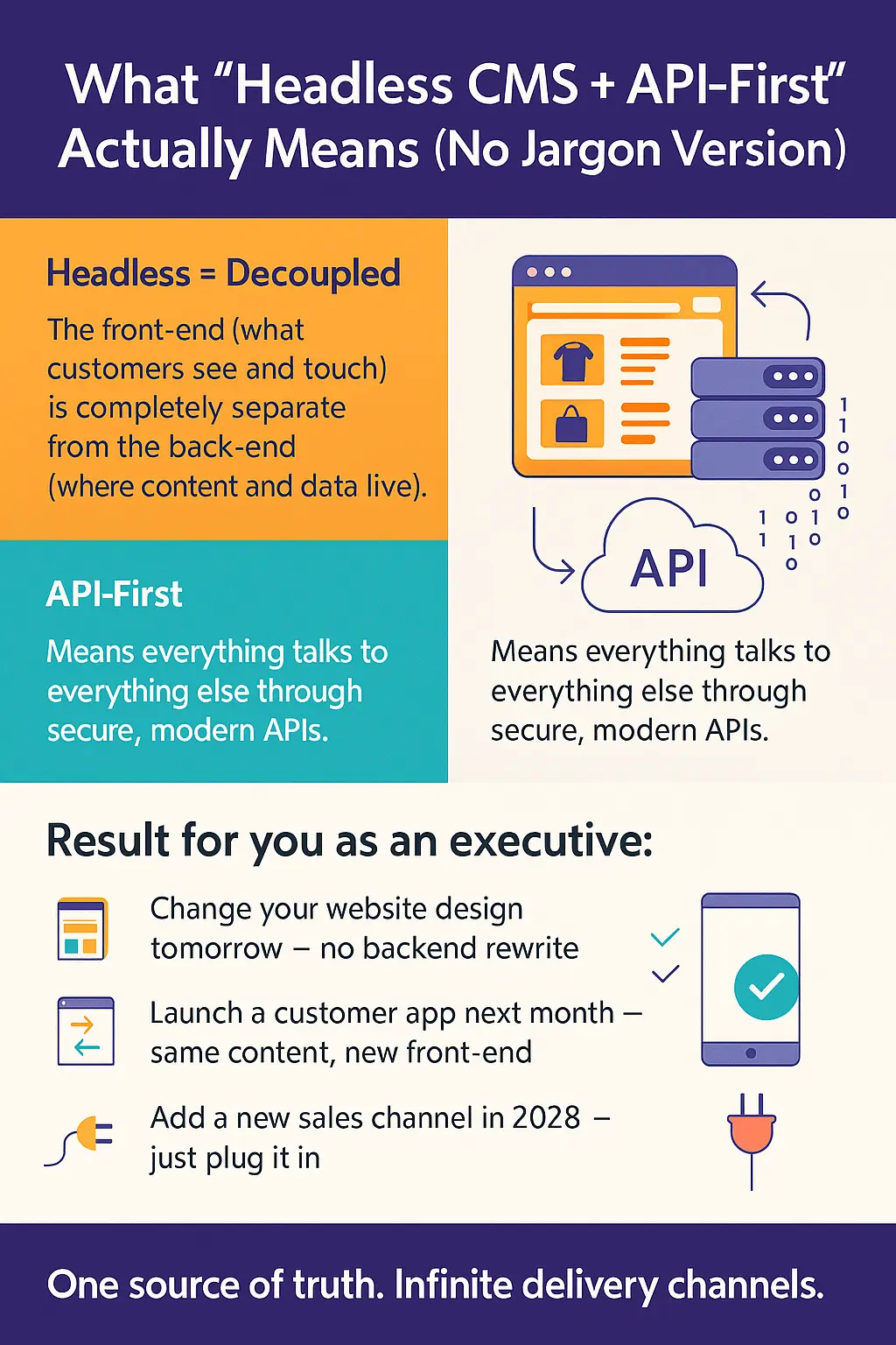 What Headless CMS n API-First Actually Means No Jargon Version