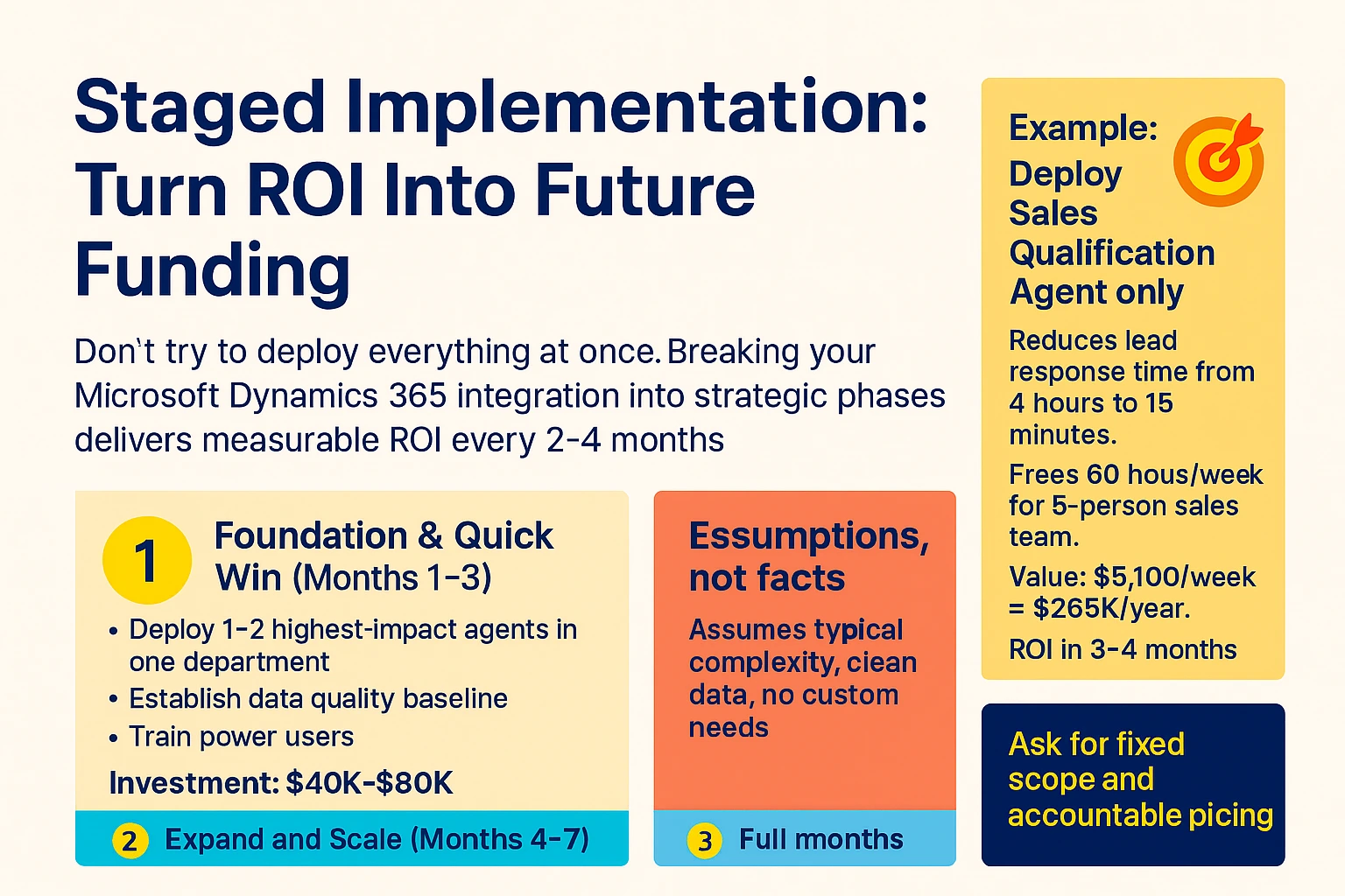 Staged Implementation - Turn ROI Into Future Funding