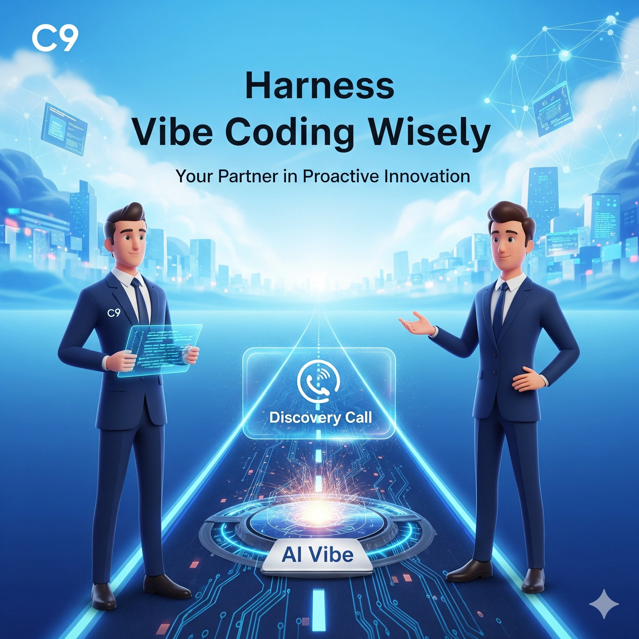 Harness Vibe Coding Wisely with Expert Partners
