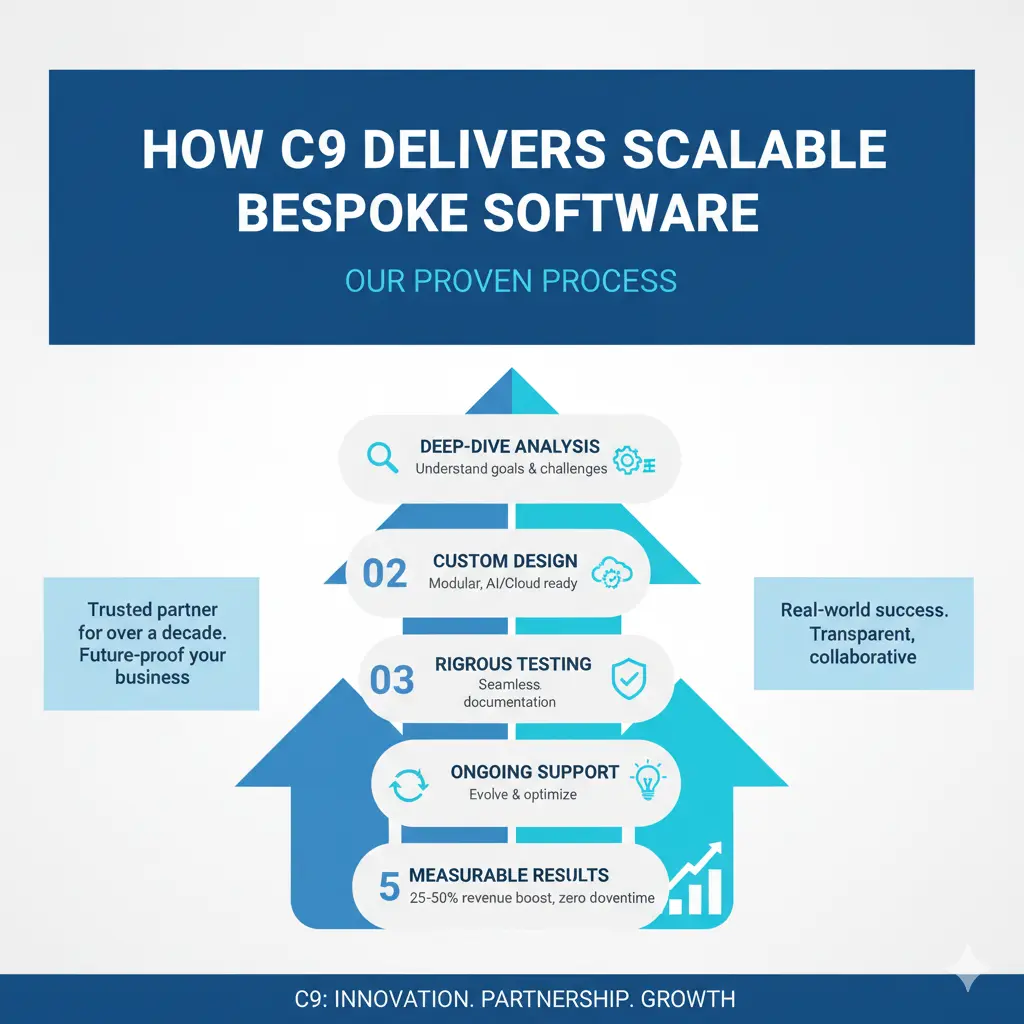 How C9 Delivers Scalable Bespoke Software - Our Proven Process