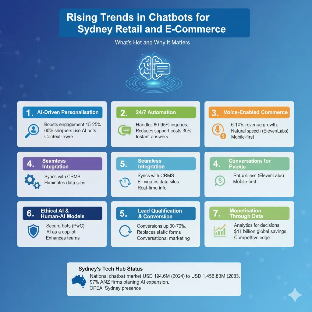 Rising Trends in Chatbots for Sydney Retail and E-Commerce – Whats Hot and Why It Matters