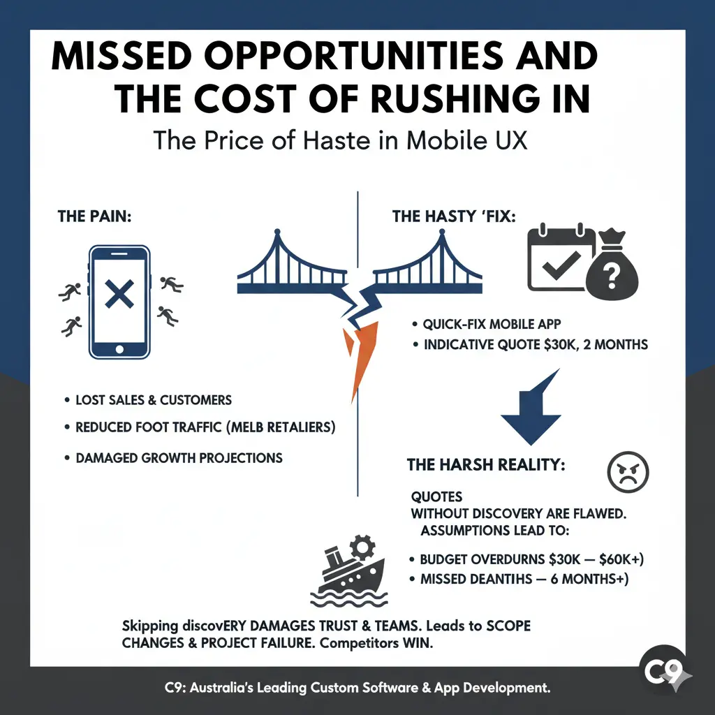 Missed Opportunities and the Cost of Rushing In