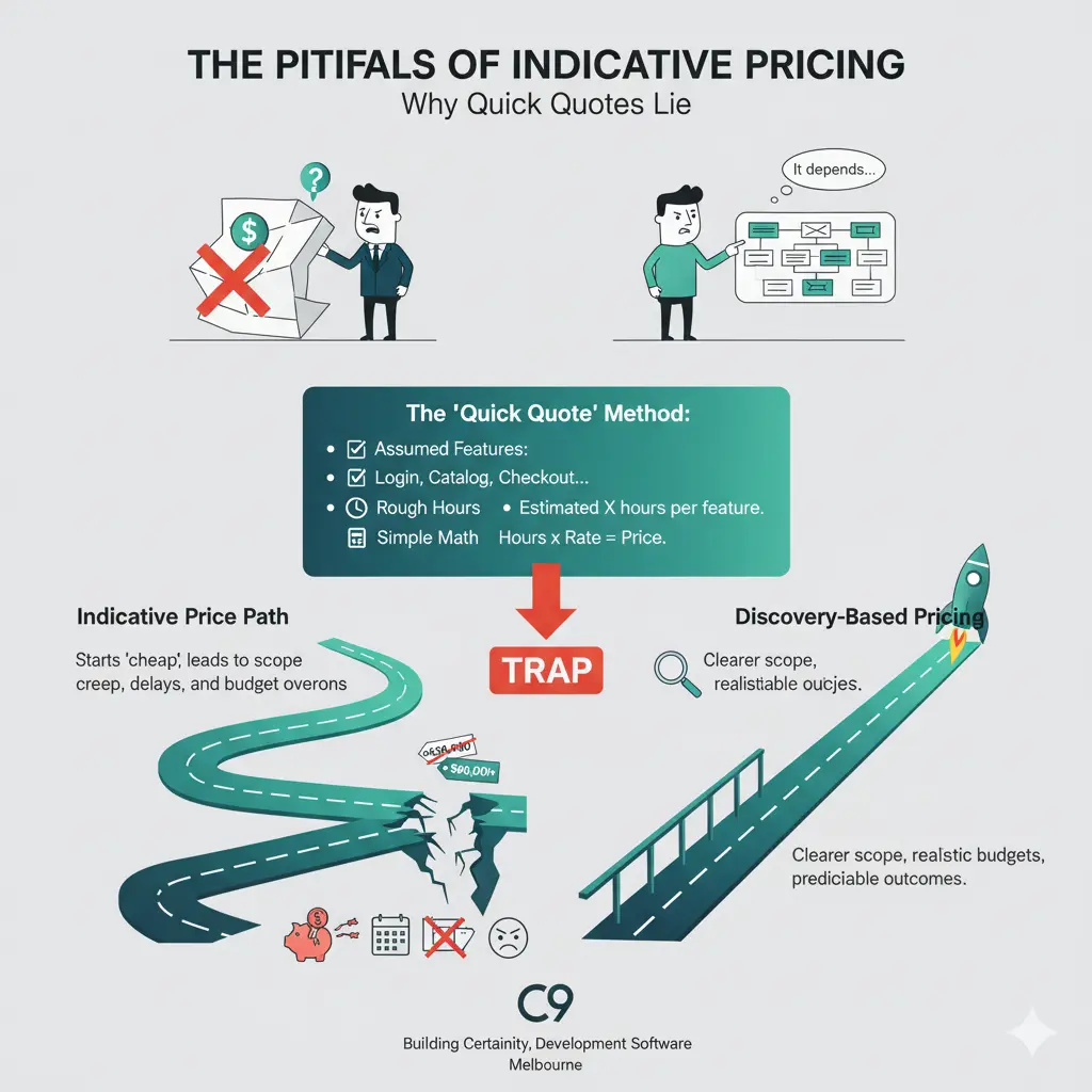 The Pitfalls of Indicative Pricing or Why Quick Quotes Lie