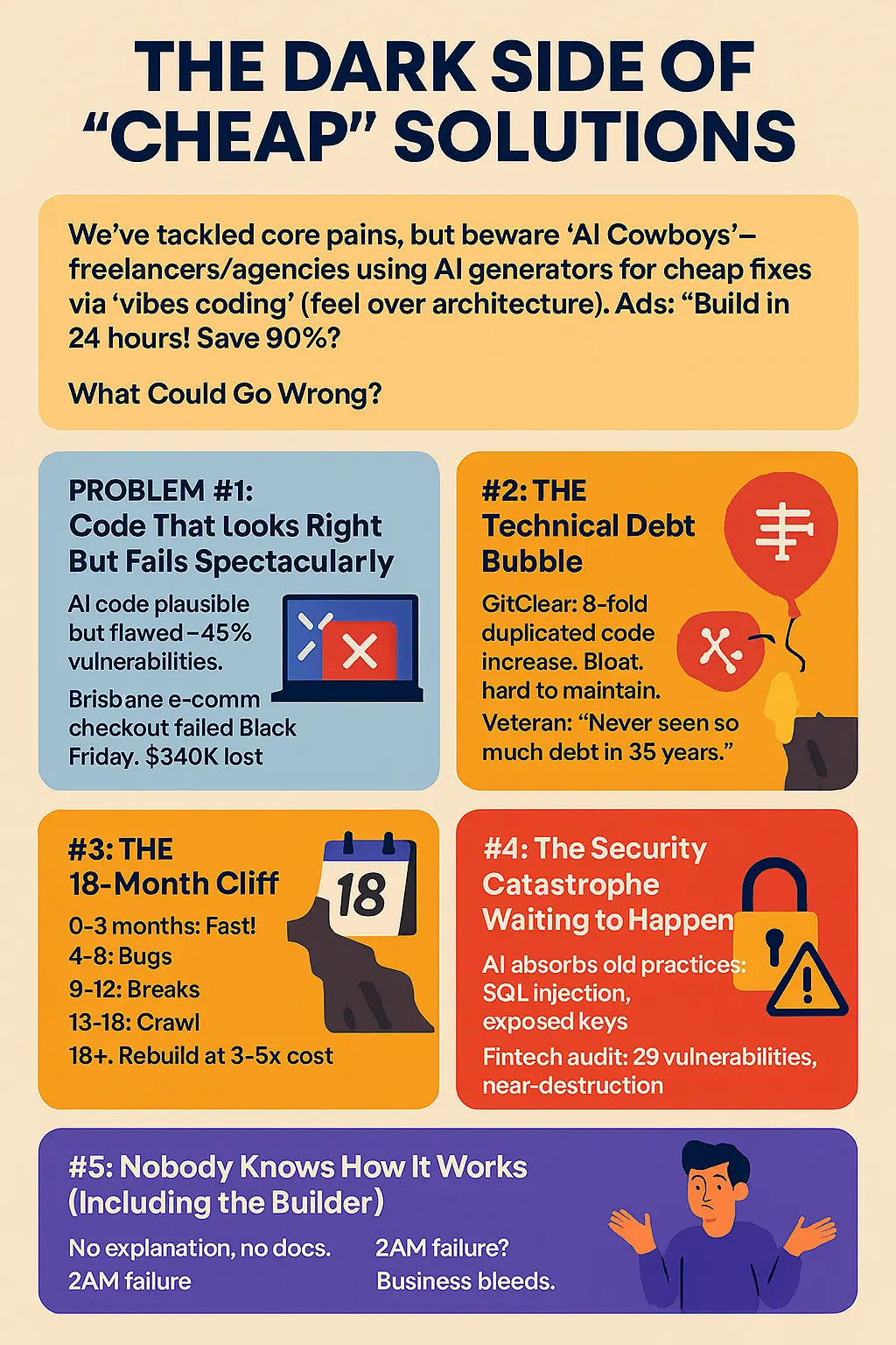 The Dark Side of Cheap Solutions