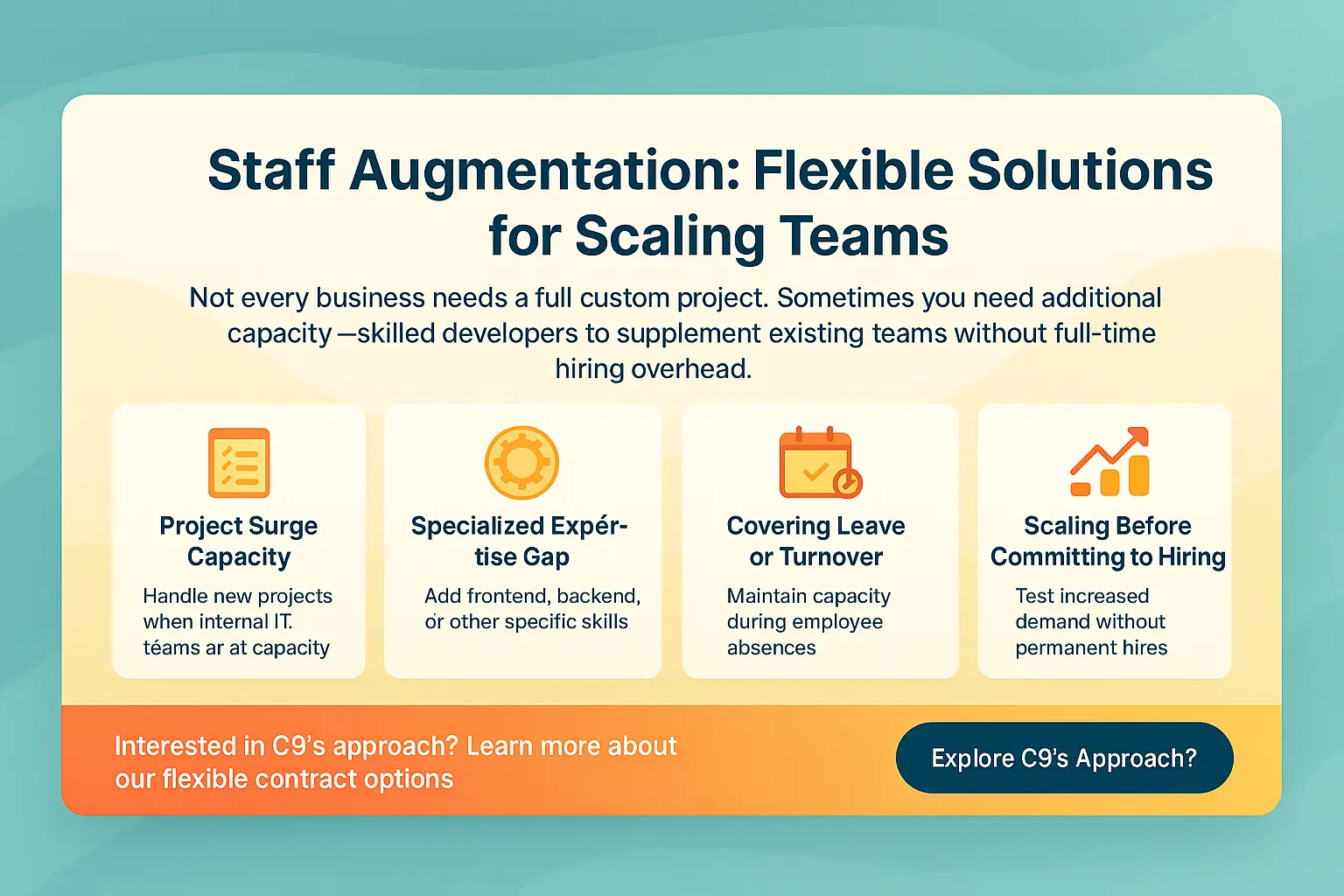 Staff Augmentation - Flexible Solutions for Scaling Teams