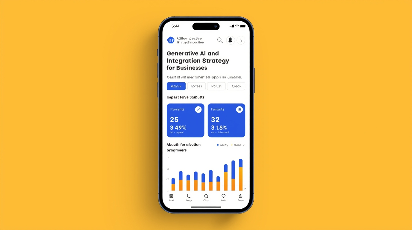 Generative AI & Integration Strategy for Businesses Mobile Application
