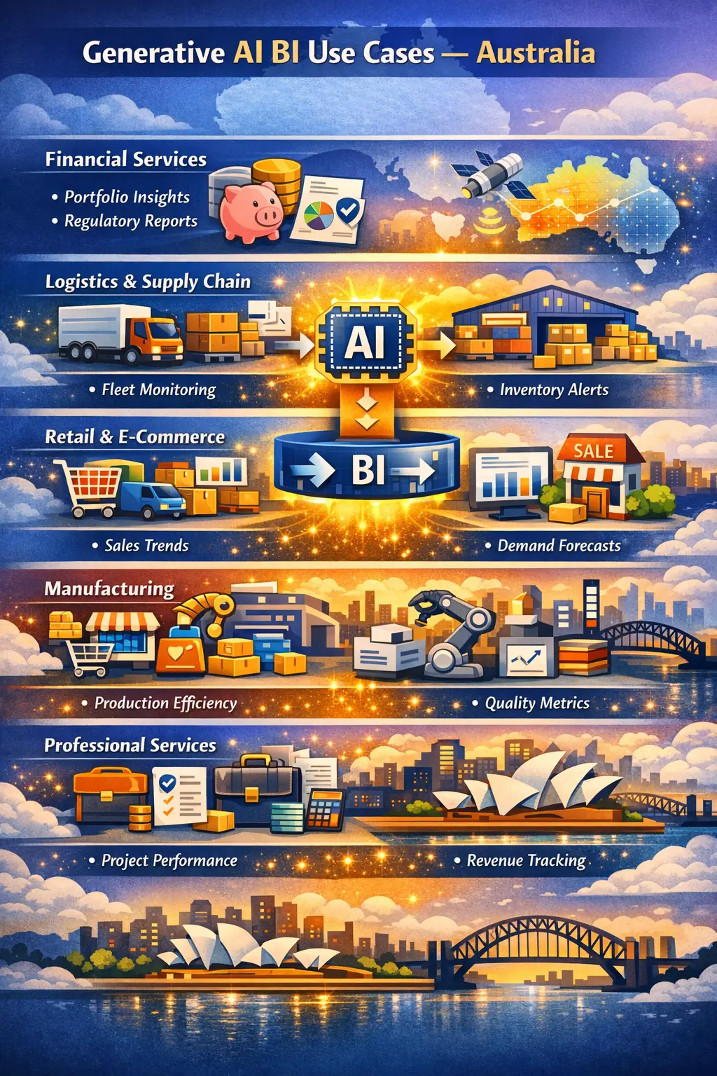 Generative AI BI in Practice - Australian Industry Use Cases