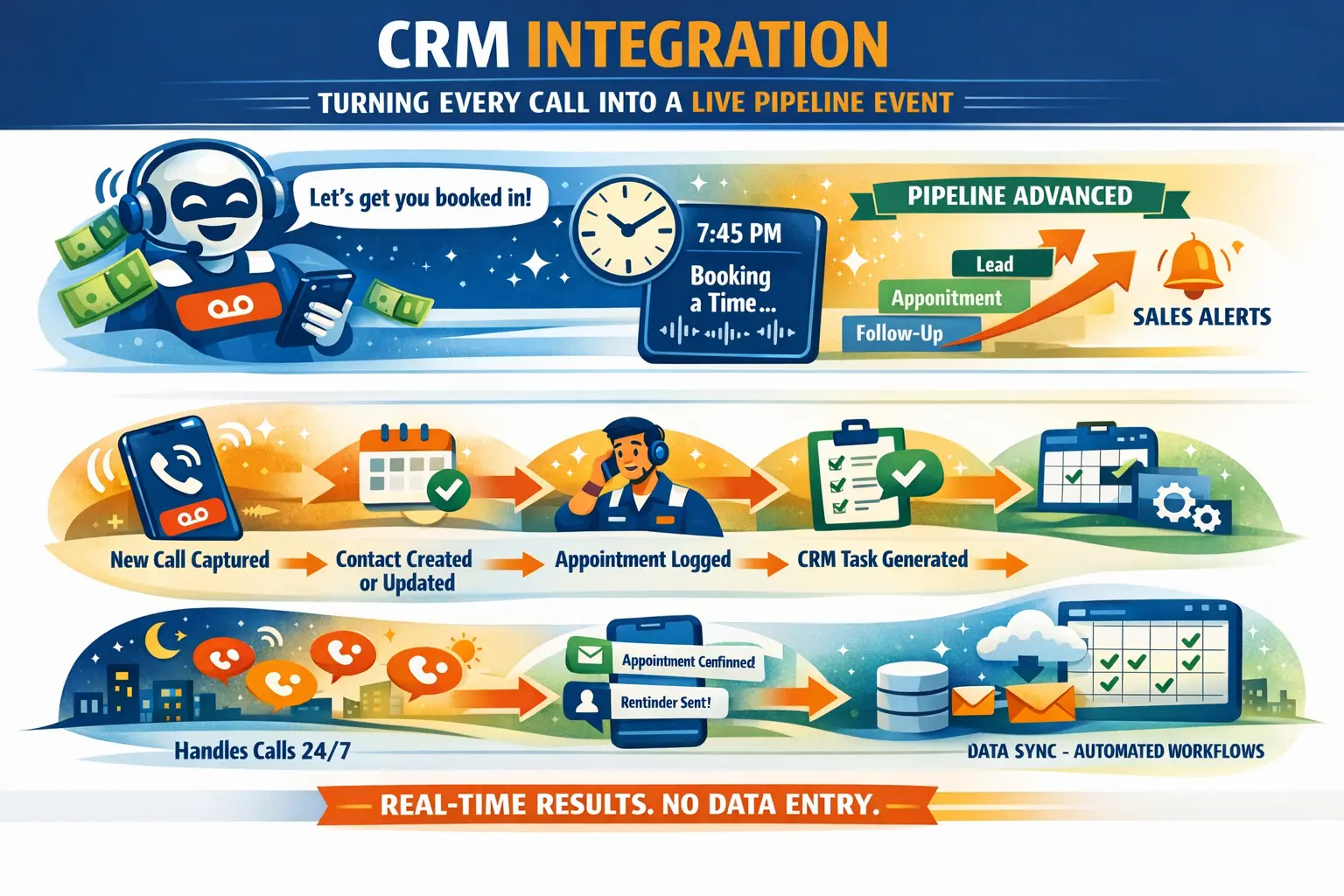 CRM Integration - Turning Every Call Into a Live Pipeline Event