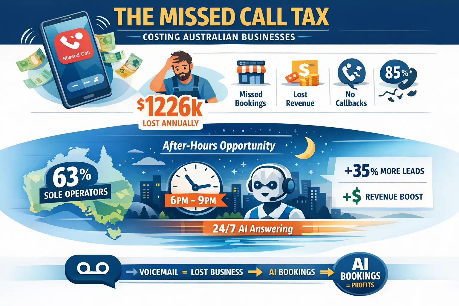 The Missed Call Tax - What It Is Actually Costing Australian Businesses