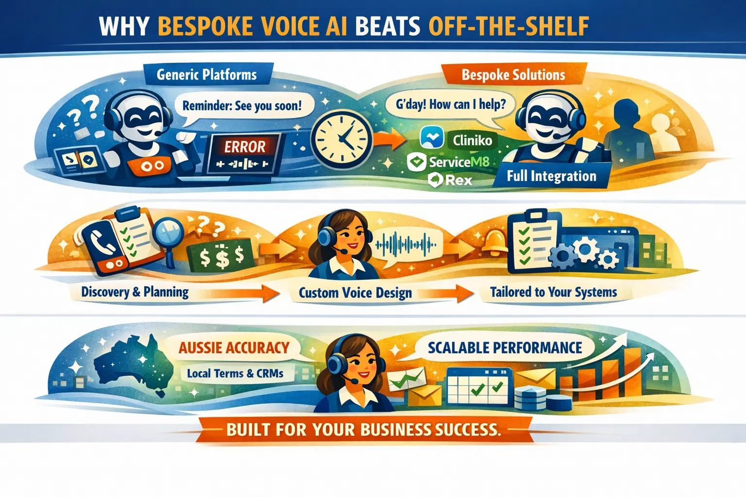 Why Bespoke Voice AI Development Outperforms Off-the-Shelf Platforms