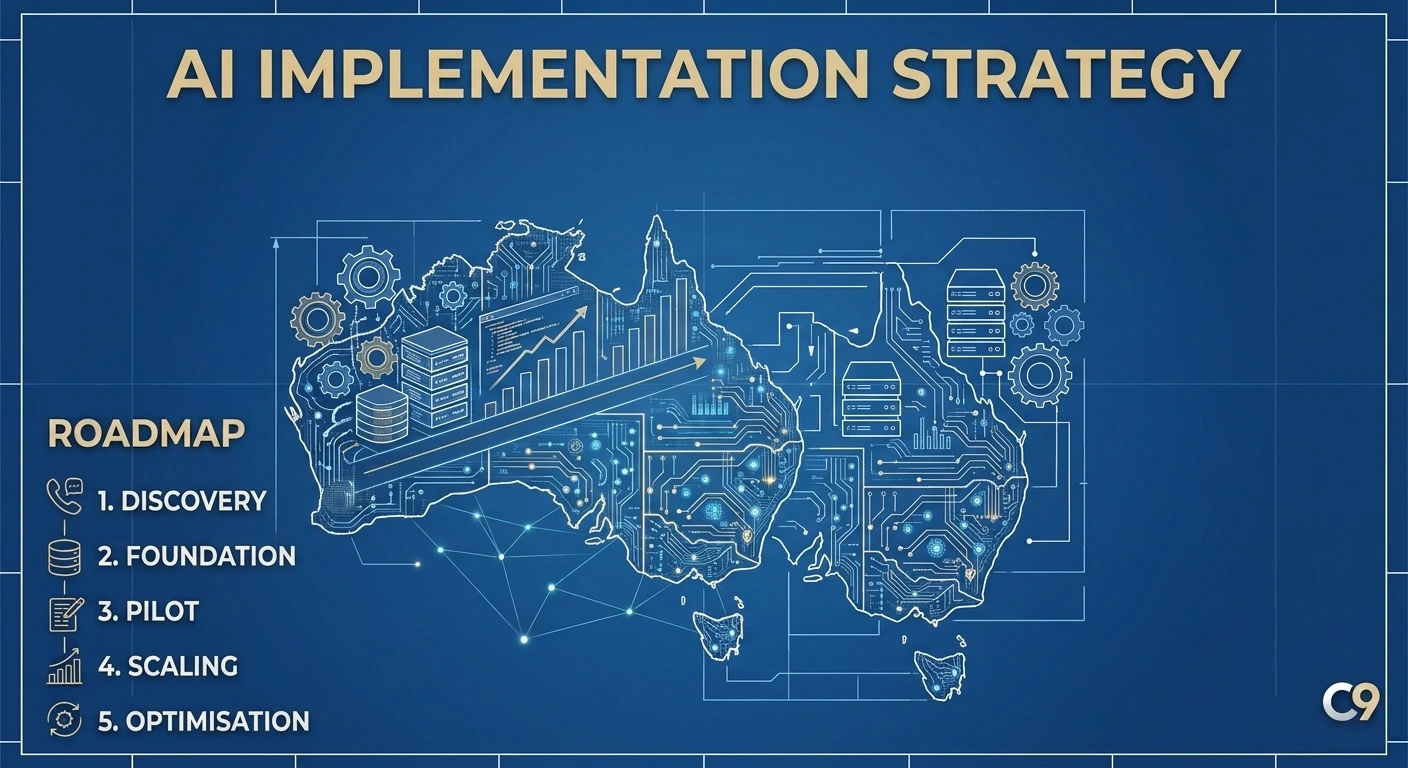AI Implementation Strategy for Australian Businesses: A Practical Roadmap from Pilot to Production