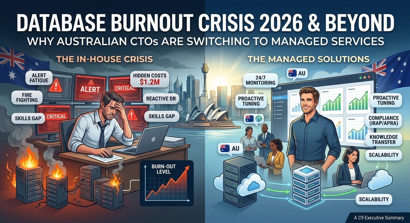 Database Burnout Crisis 2026 & Beyond: Why Australian CTOs Are Switching to Managed Services